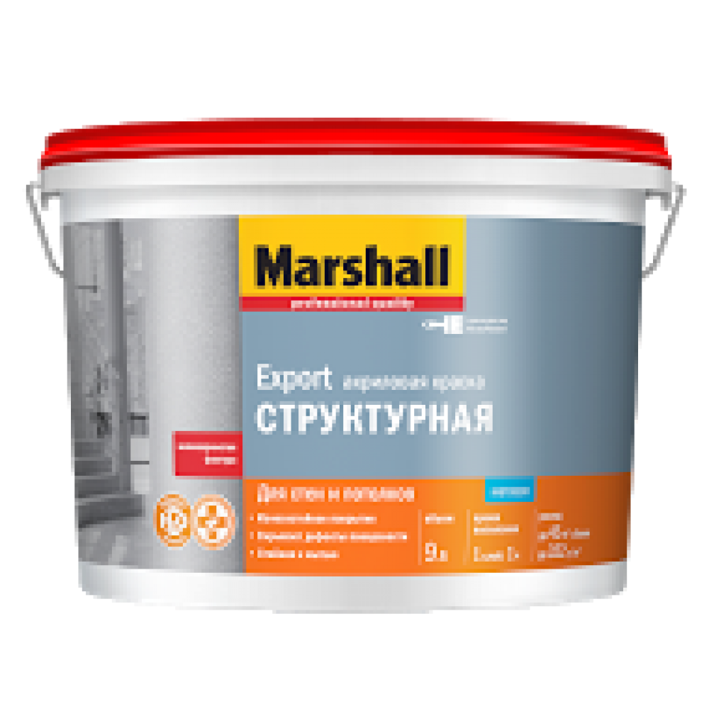 Marshall Export / Маршал Экспорт структурная акриловая краска для стен и потолков